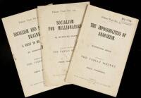 Three Fabian Society Tracts by G. Bernard Shaw