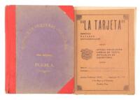 Two manuscript cookbooks in Spanish, from Mexico, created by a young girl