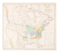 A Map of North America Denoting the Boundaries of the Yearly Meetings of Friends and the Locations of the Various Indian Tribes