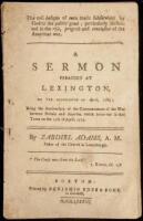 The evil designs of men made subservient by God to the public good; particularly illustrated in the rise, progress and conclusion of the American war. A sermon preached at Lexington on the 19th of April, 1783; being the anniversary of the commencement of 