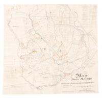 Map of the Taaffe Partition in the Rancho Purissima Concepcion. Compiled for Christmas & Gray and W.C. Rome, August 1904...