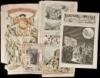 Binder of Wasp and Harper magazine illustrations and articles on Chinese Americans