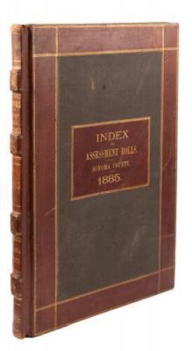 Index to Assessment Rolls, Sonoma County, for 1885