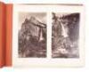 Photograph album with many Yosemite views by C.E. Watkins and others, with imprints of Isaiah W. Taber and others - 4