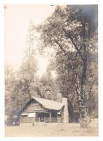 Original photograph of Mother Curry's bungalow, Camp Curry, Yosemite - inscribed