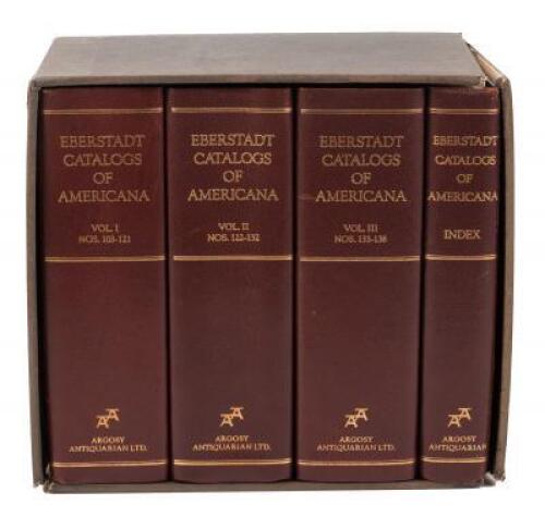 The Annotated Eberstadt Catalogs of Americana