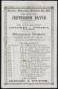 Jefferson Davis Election Handbill - Confederate States of America