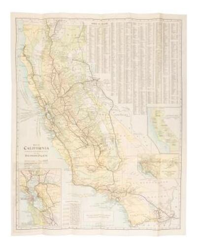 Map of California, compiled from official and authentic sources