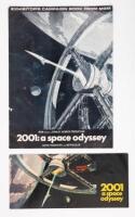 2001: A Space Odyssey - movie poster with Exhibitor's Campaign Book from MGM and movie program