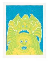 [Demons raging under a fine starlit sky] - unattributed, untitled screen print