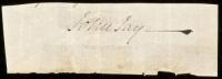 Clipped signature of John Jay