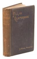 Allan Quartermain. Being an Account of his Further Adventures and Discoveries...