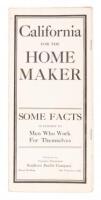 California for the Home Maker: Some facts of interest to men who work for themselves