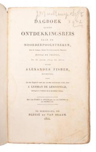 Dagboek eener ontdekkingsreis naar de noorderpoolstreken, met de schepen... Hecla en Griper, in de jaren 1819 en 1820... Uit het Engelsch naar den vierden verbeterden druk, door J. Lehman de Lehnsfeld