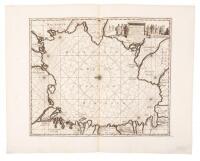 Carte Marine de la Mer Caspienne avec toutes ses Bayes, Rivieres et Havres dressée sur les observations des plus habiles Navigateurs...