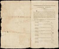 General Orders. Head-quarters, Boston, June 6, 1794. By the act of Congress, of the 9th May last, a detachment of 80,000 men, including officers, is directed to be made from the Militia of the United States, to be compleatly armed and equipped according t