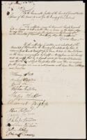 Application for a tavern license in Cumberland County, New Jersey, 1812