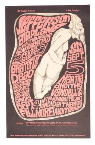 Jefferson Airplane, Grateful Dead, Andrew Staples and others at the Fillmore Auditorium September 2-5, 1966