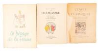 Three works of French satire and erotica with pochoir illustrations