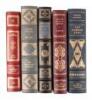 Five volumes Franklin Library Editions