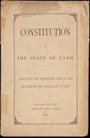 Constitution of the State of Utah