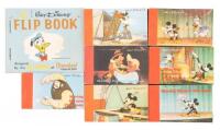 Eight Walt Disney illustrated "Flip Books"