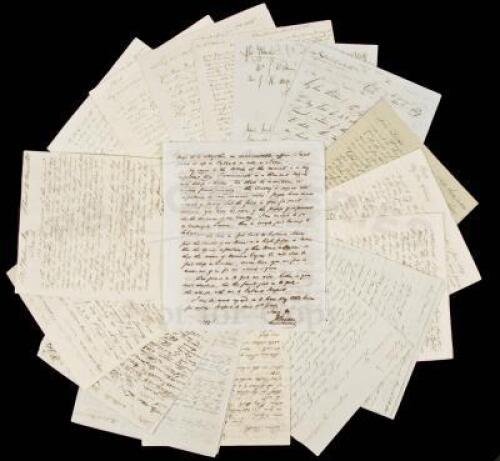 Archive of approximately 34 holograph letters, nearly all from merchants and traders to William Shepard Wetmore, China Trade merchant and supercargo, plus 7 related documents