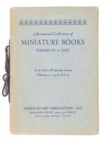 An Unusual Collection of Miniature Books: Formed by a Lady