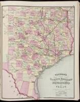 New Commercial and Railroad Atlas of the United States and Territories, and British Provinces. Giving All Railroads, Names and Stations, Distances between Stations, Proposed Railroads, Express Guide...Being the Most Complete Mercantile Guide Ever Publishe