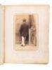 Album with 45 carte-de-visite photographs of Siamese twins, giants, midgets, and other circus "freaks" - 2