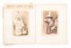 Album with 45 carte-de-visite photographs of Siamese twins, giants, midgets, and other circus "freaks" - 6