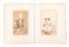 Album with 45 carte-de-visite photographs of Siamese twins, giants, midgets, and other circus "freaks" - 7