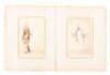 Album with 45 carte-de-visite photographs of Siamese twins, giants, midgets, and other circus "freaks" - 8