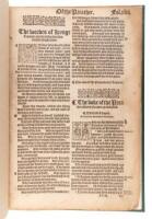 Ecclesiastes & Song of Songs - from the Great Bible of 1566