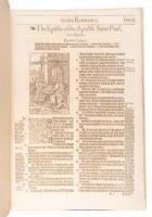 Romans & Corinthians - from the 1572 folio edition of the Bishops Bible