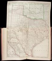 Historical Hand-Atlas Illustrated, Containing Large Scale Copper Plate Maps of Each State and Territory of the United States, and the Provinces of Canada, Together with a Complete Reference Map of the World, Topographical and Railroad Map of the United St