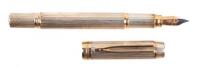 Man 100 Sterling Silver Godron-Pattern Fountain Pen