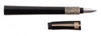 S&eacute;r&eacute;nit&eacute; Black Lacquer and Sterling Silver Fountain Pen