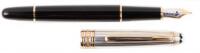 Meisterst&uuml;ck Solitaire Dou&eacute; Sterling Silver Cap Fountain Pen
