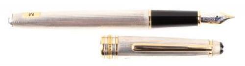 Meisterst&uuml;ck Solitaire Dou&eacute; Sterling Silver Fountain Pen