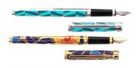 Impression No. 1 [and] Edition No. 2: Pair of Limited Production Convertible Fountain Pens / Rollerballs