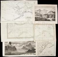 Nine maps, views and charts of Alaska, Bering's Strait, Kamtschatka, etc.