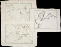 Three maps of Alaska and Bering's Strait