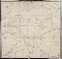 Map of Westwood Vicinity including Lassen National Park. Published by Westwood Auto Club, Westwood California 1919