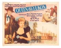 Queen of the Yukon jumbo window card with complete set of 8 lobby cards for the 1940 Monogram Pictures Production based on the stories of Jack London