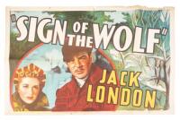 Sign of the Wolf - one sheet movie poster with jumbo window card and 7 b&w movie stills from the 1941 film