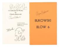 Two volumes signed by Charles Bukowski