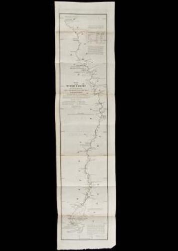 Map of the River Sabine from its Mouth on the Gulf of Mexico in the Sea to Logan's Ferry...Shewing the Boundary between the United States and the Republic of Texas...