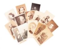 Collection of cartes de visite of literary figures