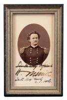 Wesley Merritt - signed carte-de-visite photograph